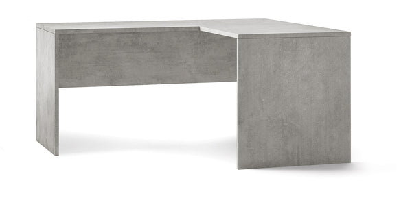 Scrivania da Ufficio Angolare Destra 160x76x150 cm Cemento sconto