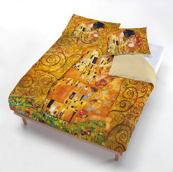 sconto Copripiumino Matrimoniale con Federe Stampato in Microfibra AR 101