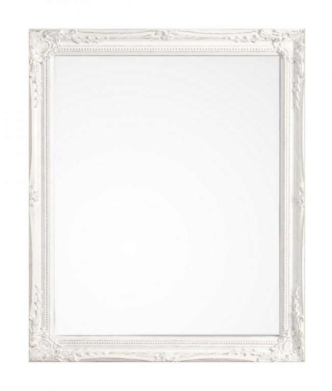 Specchio Miro con Cornice Bianco 36x46 in Legno
