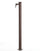 Fontana da Giardino con Rubinetto Belfer 42/SR Ruggine