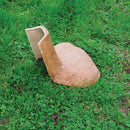 Copritubo per Fondale Laghetto da Giardino 32 cm in Vetroresina