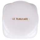 Barattolo Ceci 9,5x9,5x14,5 cm in New Bone China VdE Tivoli 1996 Le Travisate Bianco