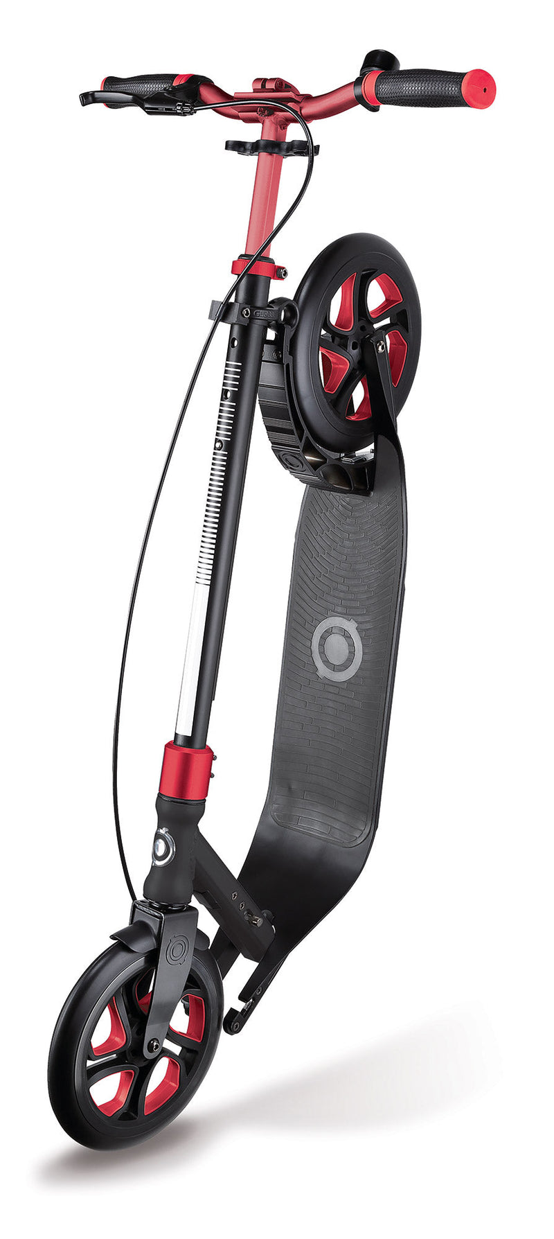 Monopattino 2 Ruote in Alluminio Globber One Nl 230 Ultimate Nero e Rosso