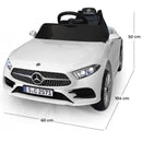 Macchina Elettrica per Bambini 12V con Licenza Mercedes CLS 350 AMG Bianca