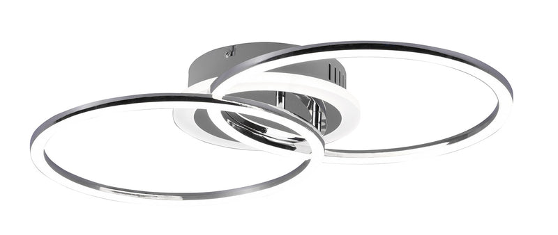 Plafoniera da Interno a LED SMD in Metallo Cromo