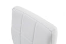 Set di 4 Sedie in Similpelle Morbida 85x55x50 cm TFT DC Bianco