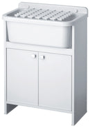 Mobile Lavatoio in PVC 55x34x80 cm 2 Ante Forlani Pancrazio Bianco