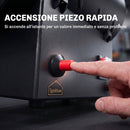 Riscaldatore Industriale a Gas Portatile 10 kW 38x19x30,5 cm con Protezione in Acciaio Laminato Nero      