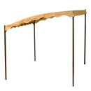 Pergola da Giardino in Acciaio 2,5x3m Georgia Beige