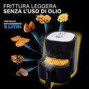 Friggitrice Elettrica ad Aria 1400W 4,8 Litri Kooper Dorè Nera