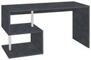 Scrivania con 2 Ripiani 140x60x77,5 cm Esse Ardesia