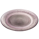 Set 3 Piatti Piani Ø29x2,5 cm  in Vetro VdE Tivoli 1996 Imperial Rosa
