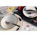 Servizio Piatti 18 Pezzi in Hard Dolomite Villa d'Este Fish