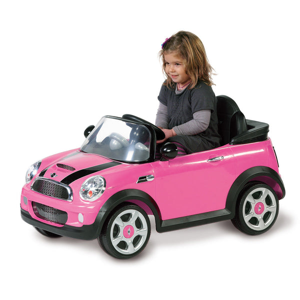 prezzo Macchina Elettrica per Bambini 6V con Licenza Mini Cooper Rosa