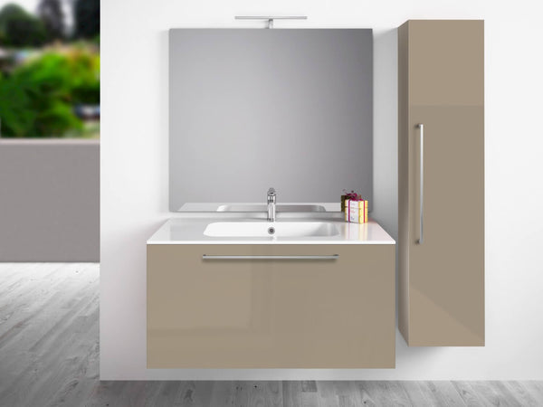 Mobile Bagno Sospeso 140cm TFT Samoa Tortora Bianco online