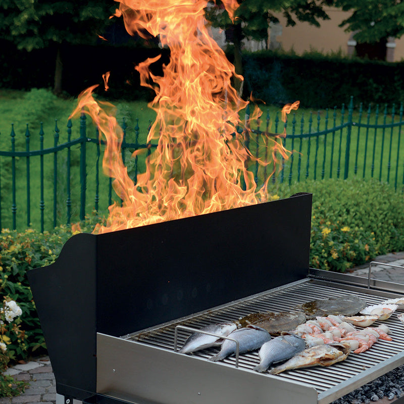 Barbecue a Legna con Griglia in Acciaio Famur BK 10 Elite