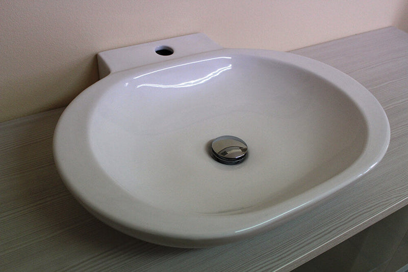 Mobile da Bagno sospeso Giava 06 Legno Crema TFT