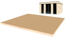 Pavimento per Casetta da Giardino Abitabile Decor Home 21m²