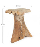 Tavolino Kavir 40x40 in Teak