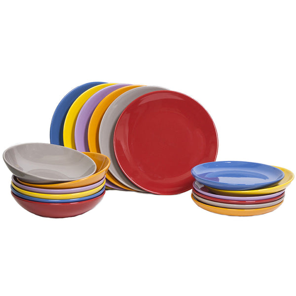 online Servizio Piatti 18 Pezzi In Gres Kaleidos Ibiza