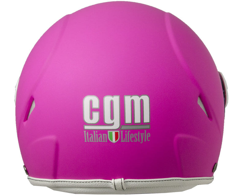 Casco Demi-Jet per Bambini Visiera Lunga CGM Varadero 206A Fucsia Opaco