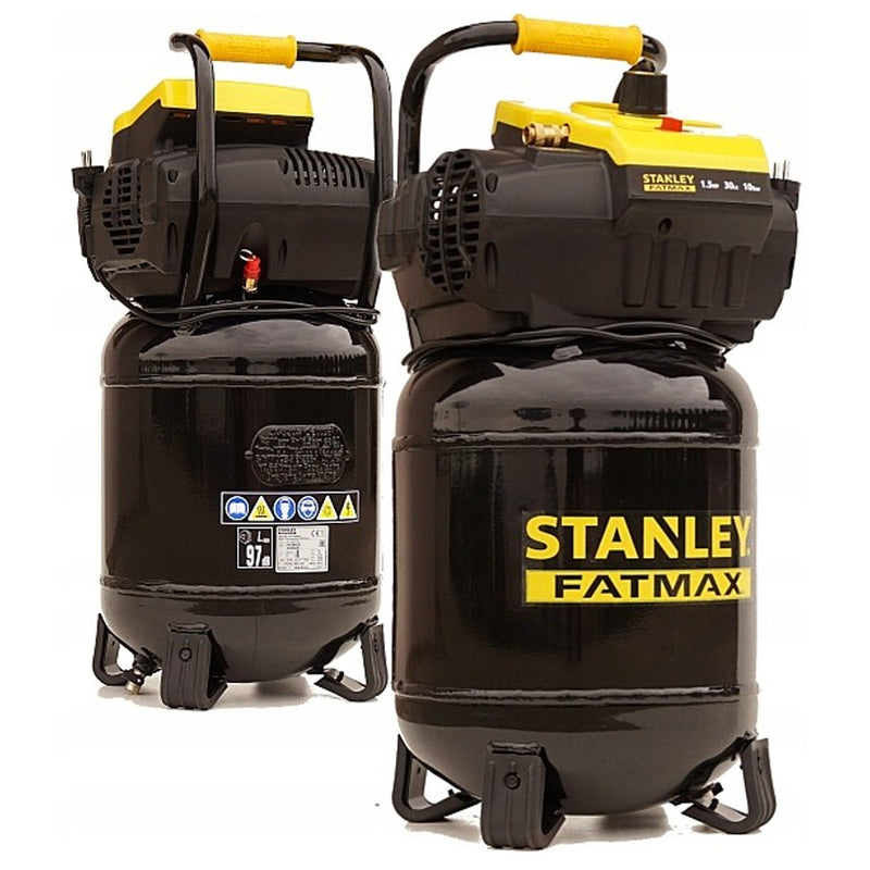 Compressore 30L 10 Bar Senza Olio Potenza 1,5 HP 1100 Watt Stanley Fatmax