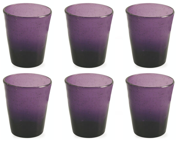 Set 6 Bicchieri Ø9x10 cm in Vetro Soffiato Villa d'Este Home Tivoli Cancun Viola online