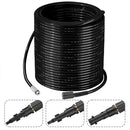 Sonda Stura e Spurga Tubi per Idropulitrice in PU e PE 30 Metri con Borsa Nero 