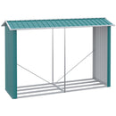 Legnaia 240x 86x160 cm in Acciaio Verde