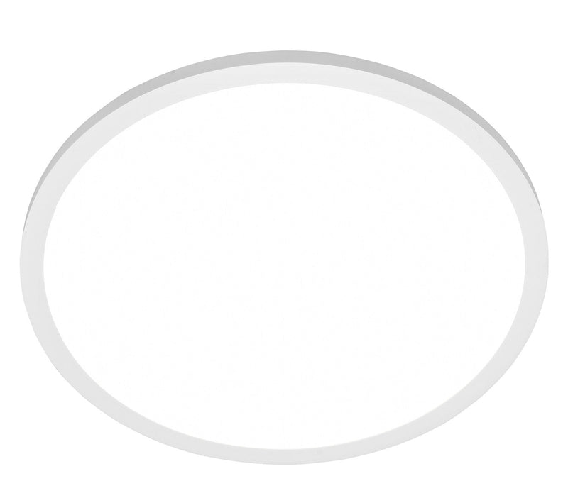 Plafoniera da Interno a LED in Metallo Bianco Opaco