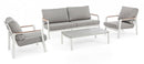 Divano 2/3 Posti 192x87x86h cm con Cuscini Jalisco Bianco