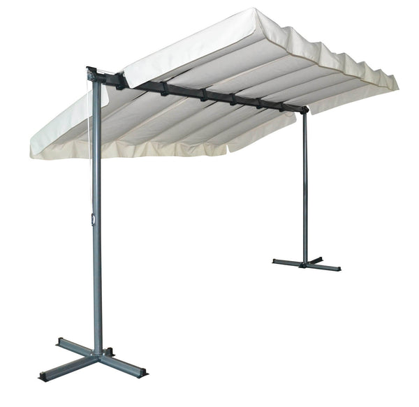 prezzo Pergola a Baldacchino 2,5x3,5x2,2 m Telo in Poliestere Struttura in Alluminio Grigio Antracite Grigio Antracite