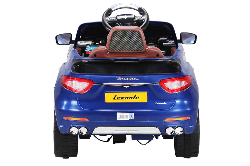 Macchina Elettrica per Bambini 12V con Licenza Maserati Levante Deluxe Blu