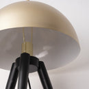 Lampada da Tavolo Ø30x62 cm E27 Paralume in Metallo Oro