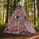 Tenda da Caccia e Fotografia Pop Up per 2 Persone in Tessuto Oxford 170x170x195 cm 