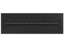 Camino a Vapore Elettrico da Incasso 120x48,5x33 cm Invapo Insert con Ricarica Automatica e LED RGB Nero       