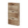 Scarpiera Serena 108x65x15 cm 3 ante noce country
