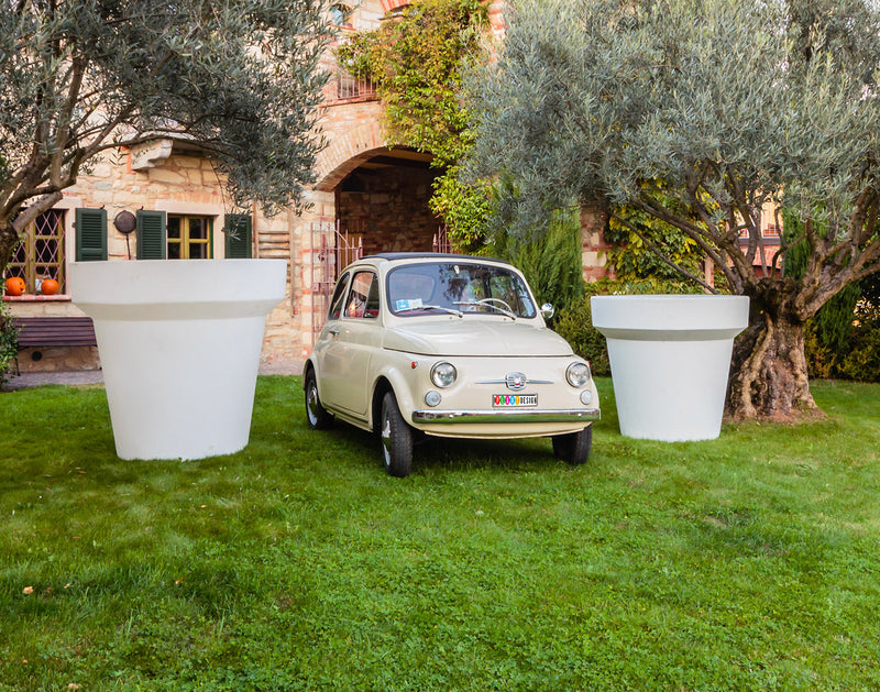 Vaso Ø160x148 cm in Resina Arkema POT XL Antracite