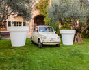 Vaso Ø160x148 cm in Resina Arkema POT XL Verde Scuro