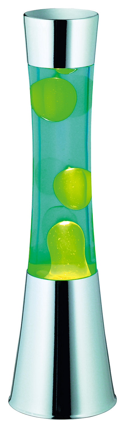 Lampada Lava Lamp da Interno  H40 cm in Metallo Cromo prezzo
