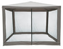Gazebo da Giardino con Zanzariera 3x3 mt Soriani Dakar Tortora