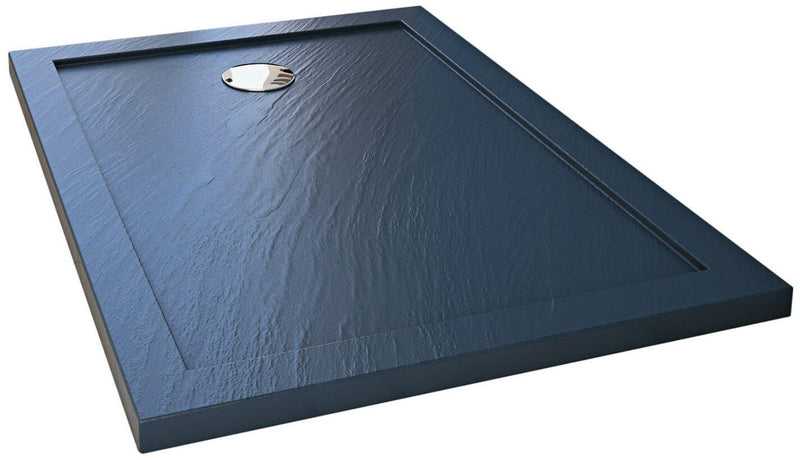 Piatto Doccia in Acrilico Fosterberg Floret Antracite Varie Misure