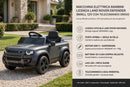 Macchina Elettrica per Bambini Licenza Land Rover Defender Small 12V con Telecomando Grigio