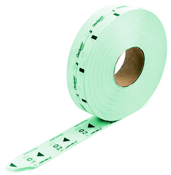 acquista 24000 Tickets per Distributore Eliminacode D900 Confezione 6 Rotoli x 4000 Visel Verdi
