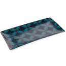 Set 3 Vassoi 24,5x13x2 cm  in Ceramica VdE Tivoli 1996 Vetiver Ottanio Nero e Oro