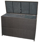 Baule Box Porta Cuscini da Esterno in Rattan Vorghini Marrone