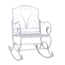 Dondolo da Giardino in Ferro 60x80H98cm Viareggio Bianco