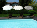 Ombrellone da Giardino Ø2 m Palo Ø33 mm in Acciaio Maffei Borgo Bianco