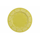 Set 6 Sottopiatti in latta Ø33cm Villa d'Este Myconos