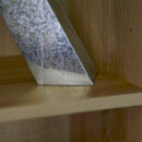 Armadietto Multiuso 2 Ante 72,3x36x81 cm in Truciolare Nobilitato Olmo